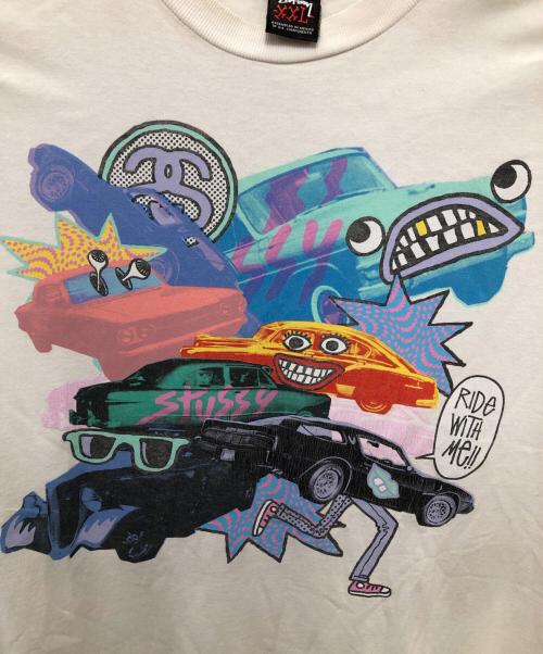 stussy（ステューシー）stussy (ステューシー) 半袖Tシャツ ホワイト サイズ:XXLの古着・服飾アイテム