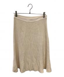HERMES（エルメス）の古着「ハイゲージニットスカート」｜アイボリー