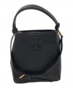 TORY BURCHトリーバーチ）の古着「マックグロースモールバケットバッグ」｜ブラック