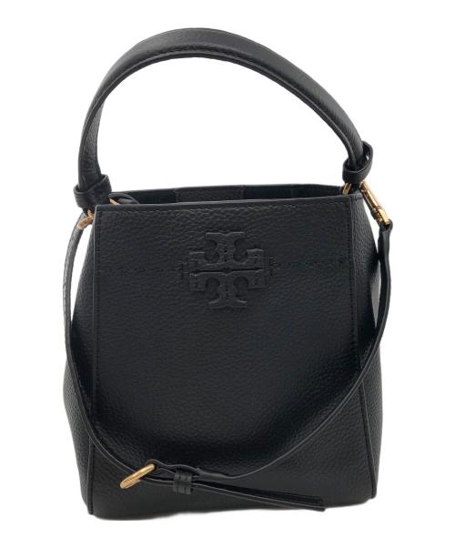 TORY BURCH（トリーバーチ）TORY BURCH (トリーバーチ) マックグロースモールバケットバッグ ブラックの古着・服飾アイテム