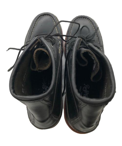 RUSSELL MOCCASIN（ラッセルモカシン）RUSSELL MOCCASIN (ラッセルモカシン) ワークブーツ ブラック サイズ:26.5cmの古着・服飾アイテム