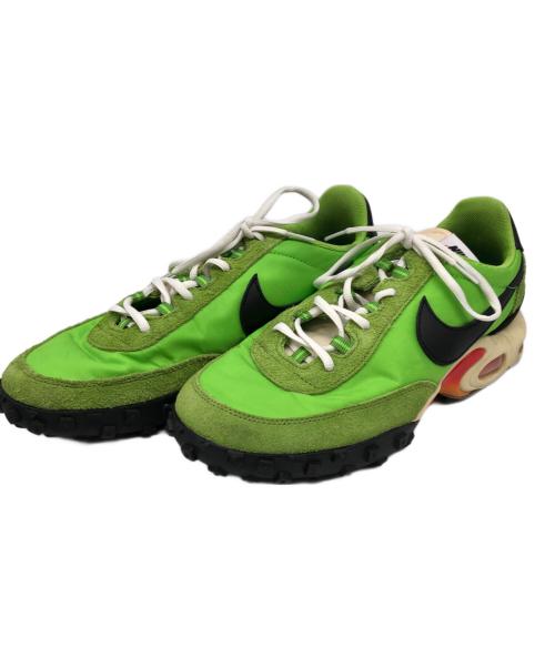 NIKE（ナイキ）NIKE (ナイキ) AIR MAX WAFFLE SP ACTION GREEN/BLACK-TOTAL ORANGE グリーン サイズ:28の古着・服飾アイテム