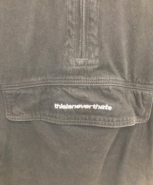 thisisneverthat（ディスイズネバーザット）thisisneverthat (ディスイズネバーザット) Anorak Jacket／アノラックジャケット ブラック サイズ:SIZE Lの古着・服飾アイテム