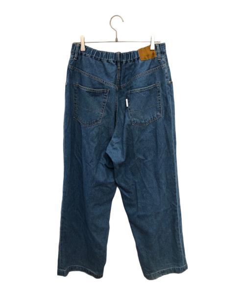 NEON SIGN（ネオンサイン）NEON SIGN (ネオンサイン) WIDE DENIM SLACKS／ワイドデニムスラックス インディゴ サイズ:48の古着・服飾アイテム