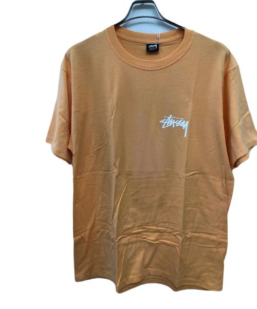 stussy（ステューシー）stussy (ステューシー) 半袖Tシャツ オレンジ サイズ:Lの古着・服飾アイテム