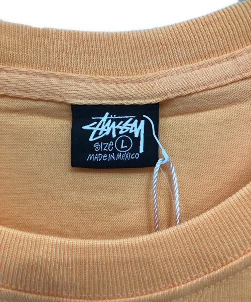 stussy（ステューシー）stussy (ステューシー) 半袖Tシャツ オレンジ サイズ:Lの古着・服飾アイテム