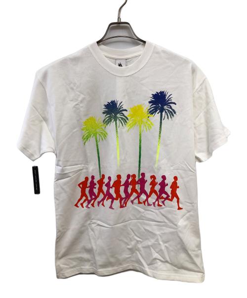 NIKE（ナイキ）NIKE (ナイキ) stussy (ステューシー) プリントTシャツ ホワイト サイズ:Mの古着・服飾アイテム