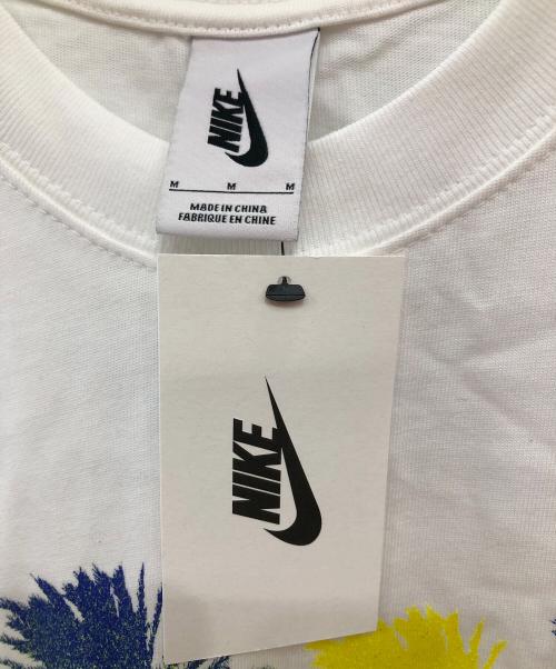 NIKE（ナイキ）NIKE (ナイキ) stussy (ステューシー) プリントTシャツ ホワイト サイズ:Mの古着・服飾アイテム