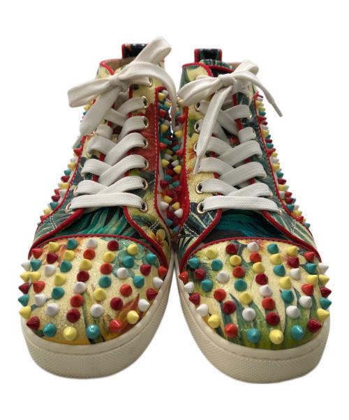 Christian Louboutin（クリスチャン・ルブタン）Christian Louboutin (クリスチャン・ルブタン) LOUIS ORLATO FLAT TOILE HAWAII／ルイ オルラート フラット トワレ ハワイ マルチカラー サイズ:37の古着・服飾アイテム