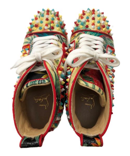 Christian Louboutin（クリスチャン・ルブタン）Christian Louboutin (クリスチャン・ルブタン) LOUIS ORLATO FLAT TOILE HAWAII／ルイ オルラート フラット トワレ ハワイ マルチカラー サイズ:37の古着・服飾アイテム