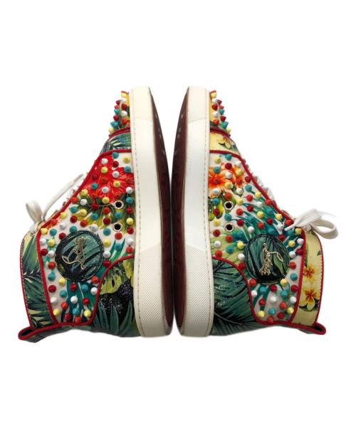 Christian Louboutin（クリスチャン・ルブタン）Christian Louboutin (クリスチャン・ルブタン) LOUIS ORLATO FLAT TOILE HAWAII／ルイ オルラート フラット トワレ ハワイ マルチカラー サイズ:37の古着・服飾アイテム