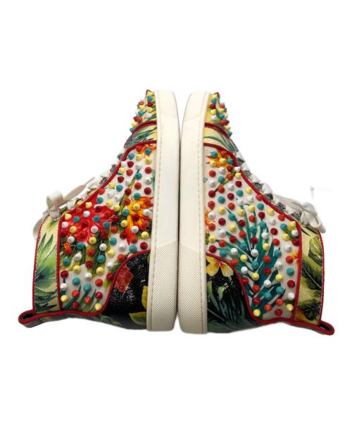 Christian Louboutin（クリスチャン・ルブタン）Christian Louboutin (クリスチャン・ルブタン) LOUIS ORLATO FLAT TOILE HAWAII／ルイ オルラート フラット トワレ ハワイ マルチカラー サイズ:37の古着・服飾アイテム