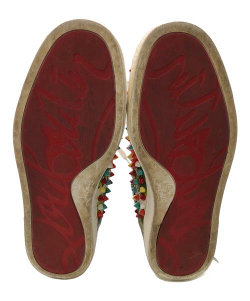 Christian Louboutin（クリスチャン・ルブタン）Christian Louboutin (クリスチャン・ルブタン) LOUIS ORLATO FLAT TOILE HAWAII／ルイ オルラート フラット トワレ ハワイ マルチカラー サイズ:37の古着・服飾アイテム