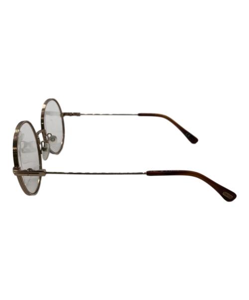 TOM FORD（トムフォード）TOM FORD (トムフォード) ROUND METAL GLASSES／ラウンドメタル 眼鏡 ブラウンの古着・服飾アイテム