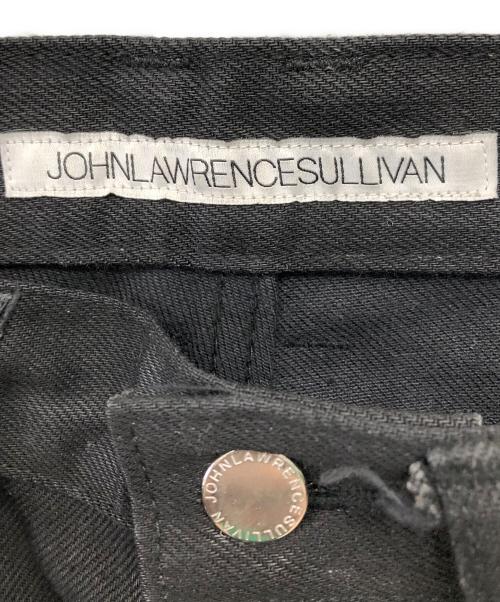 JOHN LAWRENCE SULLIVAN（ジョン ローレンス サリバン）JOHN LAWRENCE SULLIVAN (ジョン ローレンス サリバン) RIGID DENIM ZIPPED PANTS／リジッドデニムジップドパンツ ブラック サイズ:44の古着・服飾アイテム