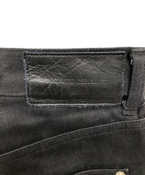 JOHN LAWRENCE SULLIVAN（ジョン ローレンス サリバン）JOHN LAWRENCE SULLIVAN (ジョン ローレンス サリバン) RIGID DENIM ZIPPED PANTS／リジッドデニムジップドパンツ ブラック サイズ:44の古着・服飾アイテム