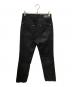 JOHN LAWRENCE SULLIVAN (ジョン ローレンス サリバン) RIGID DENIM ZIPPED PANTS／リジッドデニムジップドパンツ ブラック サイズ:44：15000円