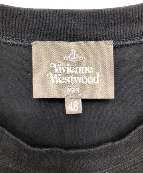 Vivienne Westwood（ヴィヴィアンウエストウッド）Vivienne Westwood (ヴィヴィアンウエストウッド) 半袖Tシャツ ブラック サイズ:48の古着・服飾アイテム
