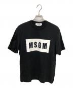 MSGMエムエスジーエム）の古着「ロゴプリントTシャツ」｜ブラック