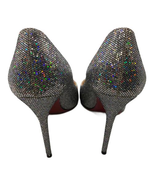 Christian Louboutin（クリスチャン・ルブタン）Christian Louboutin (クリスチャン・ルブタン) ピガールフォリーズ 100／PIGALLE FOLLIES 100 シルバー サイズ:37の古着・服飾アイテム