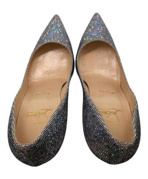 Christian Louboutin（クリスチャン・ルブタン）Christian Louboutin (クリスチャン・ルブタン) ピガールフォリーズ 100／PIGALLE FOLLIES 100 シルバー サイズ:37の古着・服飾アイテム