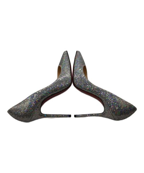 Christian Louboutin（クリスチャン・ルブタン）Christian Louboutin (クリスチャン・ルブタン) ピガールフォリーズ 100／PIGALLE FOLLIES 100 シルバー サイズ:37の古着・服飾アイテム