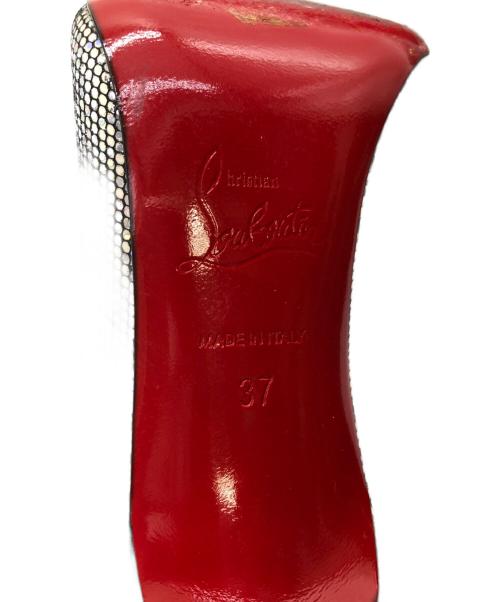 Christian Louboutin（クリスチャン・ルブタン）Christian Louboutin (クリスチャン・ルブタン) ピガールフォリーズ 100／PIGALLE FOLLIES 100 シルバー サイズ:37の古着・服飾アイテム