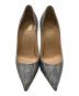 Christian Louboutin (クリスチャン・ルブタン) ピガールフォリーズ 100／PIGALLE FOLLIES 100 シルバー サイズ:37：12000円