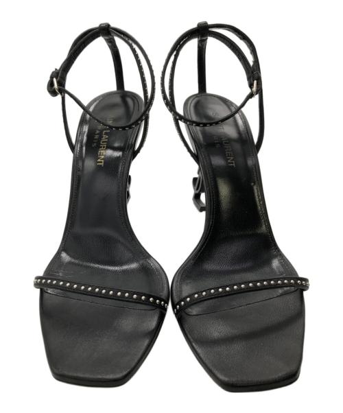 Yves Saint Laurent（イヴサンローラン）Yves Saint Laurent (イヴサンローラン) オピウムヒールサンダル ブラック サイズ:37 1/2の古着・服飾アイテム