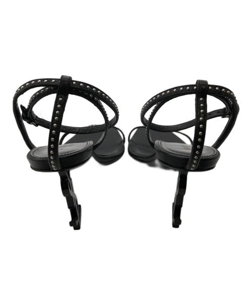 Yves Saint Laurent（イヴサンローラン）Yves Saint Laurent (イヴサンローラン) オピウムヒールサンダル ブラック サイズ:37 1/2の古着・服飾アイテム