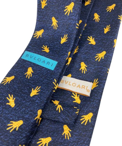 BVLGARI（ブルガリ）BVLGARI (ブルガリ) シルクネクタイ ネイビー サイズ:-の古着・服飾アイテム