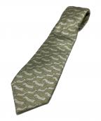 BVLGARIブルガリ）の古着「シルクネクタイ」｜グリーン