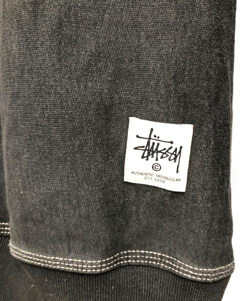 stussy（ステューシー）stussy (ステューシー) Contrast Stitch Label ブラック サイズ:Lの古着・服飾アイテム