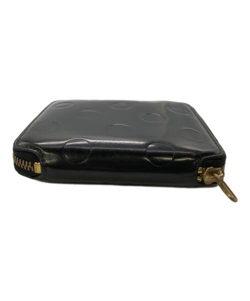 COMME des GARCONS（コムデギャルソン）COMME des GARCONS (コムデギャルソン) DOT EMBOSSED WALLET／ドットエンボスド ウォレット ブラックの古着・服飾アイテム