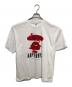 A BATHING APE（ア ベイシング エイプ）の古着「S/S T-SHIRT／半袖Tシャツ」｜ホワイト×レッド