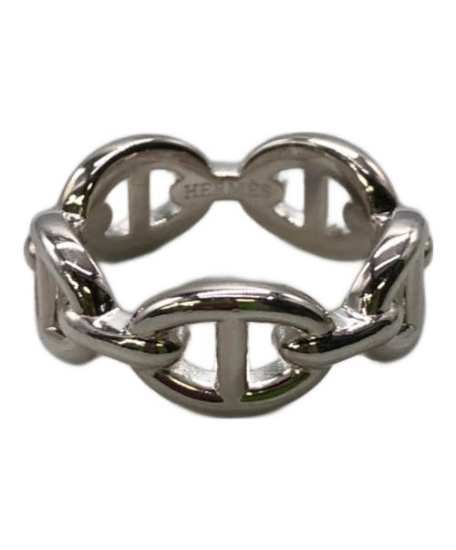 HERMES（エルメス）HERMES (エルメス) CHAINE D’ANCRE ENCHAINEE／シエーヌ・ダンクル アンシェネ シルバー サイズ:53(13号)の古着・服飾アイテム