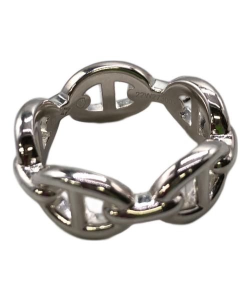 HERMES（エルメス）HERMES (エルメス) CHAINE D’ANCRE ENCHAINEE／シエーヌ・ダンクル アンシェネ シルバー サイズ:53(13号)の古着・服飾アイテム