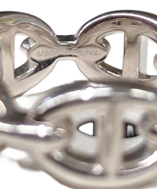 HERMES（エルメス）HERMES (エルメス) CHAINE D’ANCRE ENCHAINEE／シエーヌ・ダンクル アンシェネ シルバー サイズ:53(13号)の古着・服飾アイテム