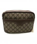 GUCCIグッチ）の古着「オールド GGスプリーム ショルダー／OLD GG SUPREME SHOULDER」｜ベージュ