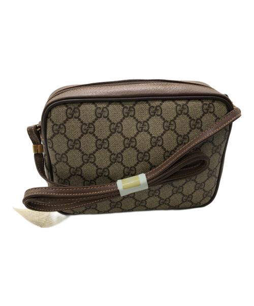 GUCCI（グッチ）GUCCI (グッチ) オールド GGスプリーム ショルダー／OLD GG SUPREME SHOULDER ベージュの古着・服飾アイテム