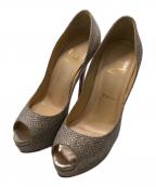 Christian Louboutinクリスチャン・ルブタン）の古着「ハイヒール」｜シルバー