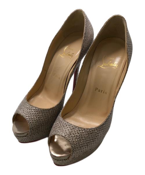 Christian Louboutin（クリスチャン・ルブタン）Christian Louboutin (クリスチャン・ルブタン) ハイヒール シルバー サイズ:38の古着・服飾アイテム