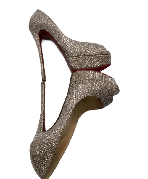 Christian Louboutin（クリスチャン・ルブタン）Christian Louboutin (クリスチャン・ルブタン) ハイヒール シルバー サイズ:38の古着・服飾アイテム