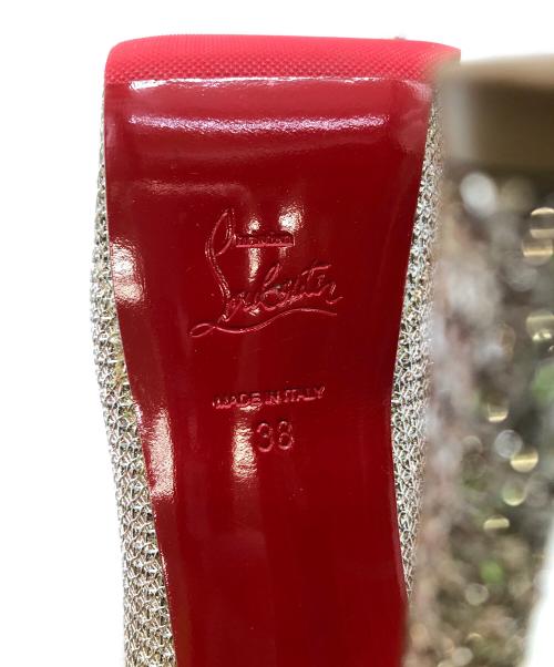 Christian Louboutin（クリスチャン・ルブタン）Christian Louboutin (クリスチャン・ルブタン) ハイヒール シルバー サイズ:38の古着・服飾アイテム