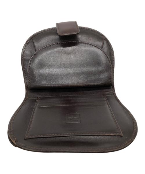 FENDI（フェンディ）FENDI (フェンディ) ズッカ二つ折り財布／ZUCCA WALLET ブラウンの古着・服飾アイテム