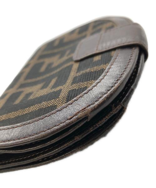 FENDI（フェンディ）FENDI (フェンディ) ズッカ二つ折り財布／ZUCCA WALLET ブラウンの古着・服飾アイテム
