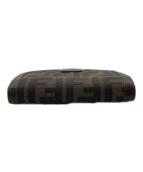 FENDI（フェンディ）FENDI (フェンディ) ズッカ二つ折り財布／ZUCCA WALLET ブラウンの古着・服飾アイテム