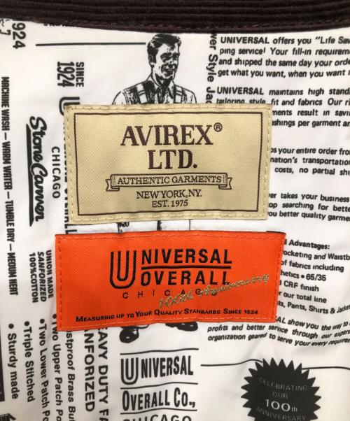 AVIREX（アヴィレックス）AVIREX (アヴィレックス) UNIVERSAL OVERALL (ユニバーサルオーバーオール) ワークジャケット／WORK JACKET グリーン サイズ:XLの古着・服飾アイテム