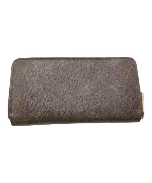 LOUIS VUITTON（ルイ ヴィトン）LOUIS VUITTON (ルイ ヴィトン) モノグラム ジッピーウォレット／MONOGRAM ZIPPE WALLET ブラウン×ピンクの古着・服飾アイテム