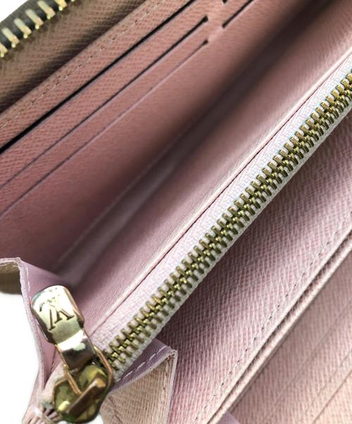LOUIS VUITTON（ルイ ヴィトン）LOUIS VUITTON (ルイ ヴィトン) モノグラム ジッピーウォレット／MONOGRAM ZIPPE WALLET ブラウン×ピンクの古着・服飾アイテム